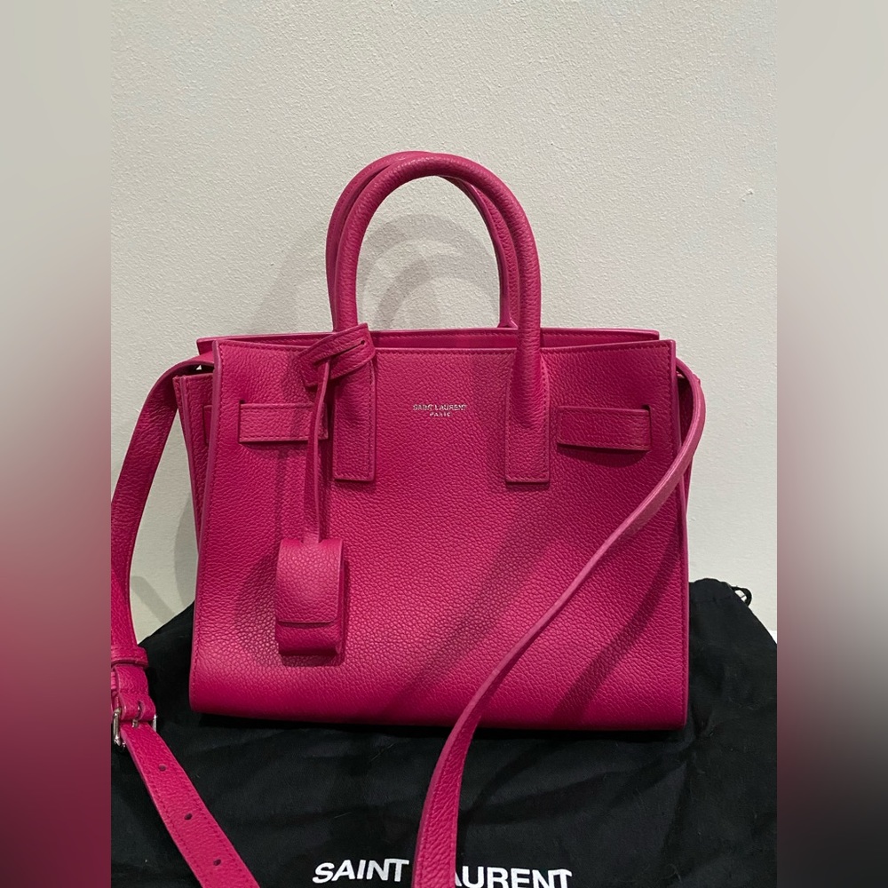 Saint Laurent Calfskin Nano Sac De Jour